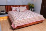 diamond print Cotton Bedsheet Set - Image 3