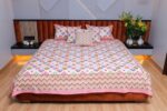 diamond print Cotton Bedsheet Set - Image 5