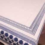 Midnight Geometric Cotton Tablecloth - Image 4