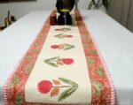 Rustic Charm Block Printed Table Runner