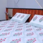 Blossom Trellis Cotton Bedsheet Set - Image 4