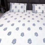 Indigo Blossom Bedsheet