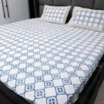 Azure Tiles Bedsheet