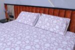 Lavender Bloom Cotton Bedsheet Set - Image 5