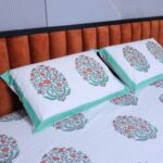 Floral Symphony Cotton Bedsheet Set - Image 4