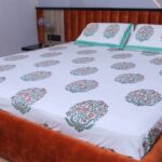Floral Symphony Cotton Bedsheet Set - Image 6