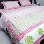 Lotus Harmony Reversible Quilt - Image 6