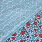 Floral Symphony Cotton Quilt - Image 3