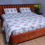 Blossom Trellis Mulmul Cotton Quilt - Image 3