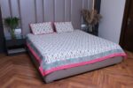 Floral Rhapsody Jute Bedsheet Set - Image 2
