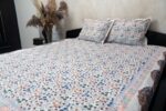 Colorful Floral Cotton Bedsheet Set - Image 2