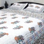 Multicolour Elephant Quilt - Image 3