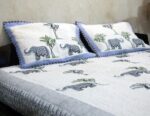 Blue Elephant Bed Cover