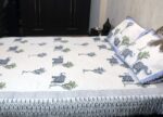Blue Elephant Bed Cover - Image 3