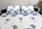 Blue Elephant Bed Cover - Image 4