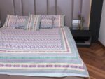 Pastel Waves Cotton Bedsheet Set - Image 5