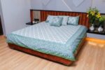 Emerald Cascade Cotton Bedsheet Set - Image 4